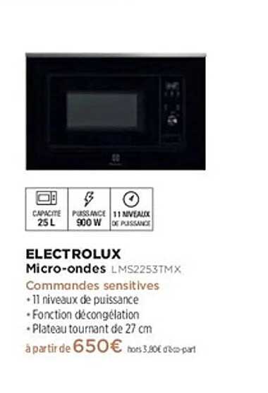ELECTROLUX Micro-ondes LMS2253TMX