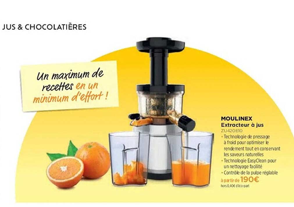 Extracteur à jus Moulinex ZU420E10