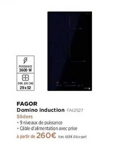 FAGOR Domino induction FAI2S27