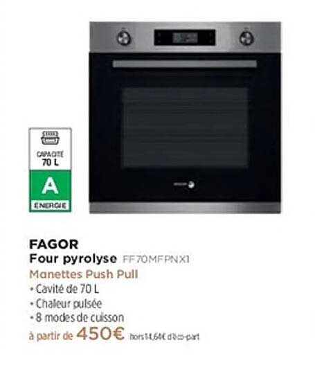 FAGOR Four pyrolyse FF70MFPNX1