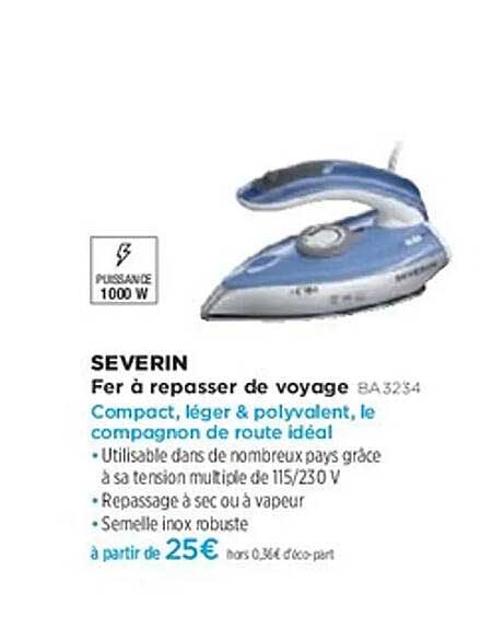 Fer à repasser de voyage BA 3234