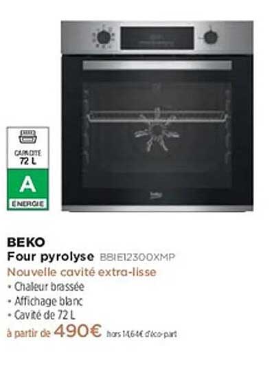 Four pyrolyse Beko BBIE12300XMP
