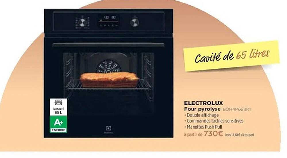 Four pyrolyse ELECTROLUX EOH4P66BK1