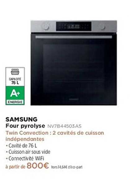 Four pyrolyse Samsung NV7B44503AS