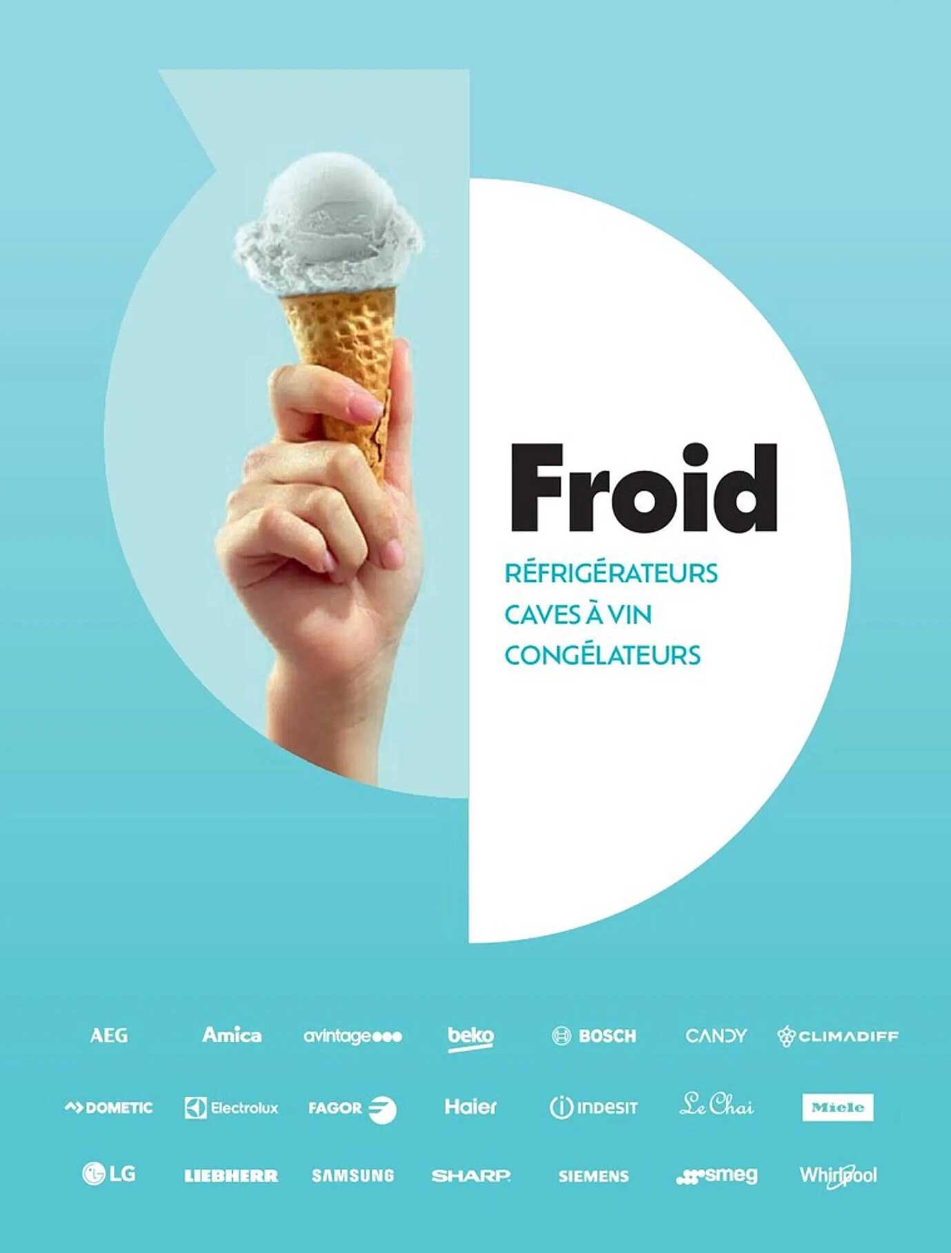 Froid Réfrigérateurs Caves à Vin Congélateurs