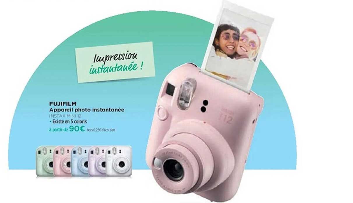 FUJIFILM Appareil photo instantanée INSTANT MINI 12