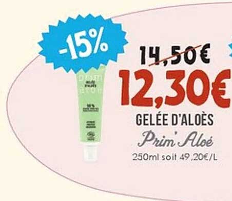 Gélée d'Aloès Prim'Aloé