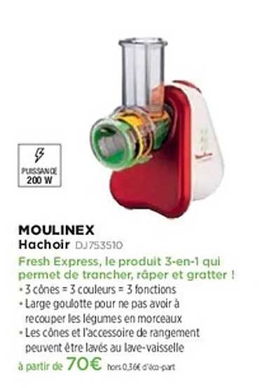 Hachoir Moulinex DJ753510