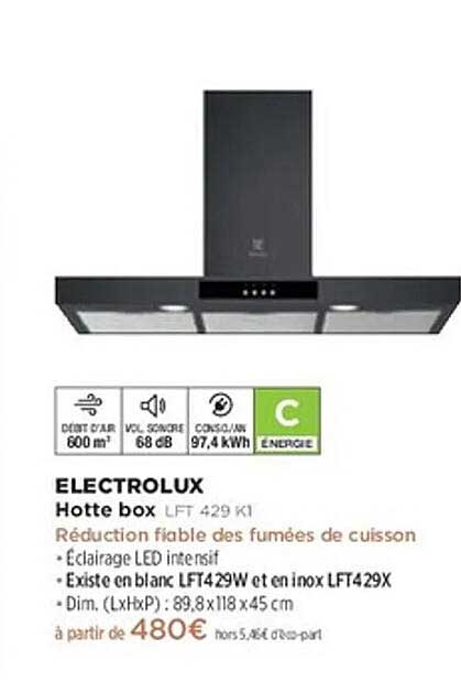 Hotte box LFT 429 KI