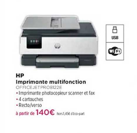 HP Imprimante multifonction OFFICEJET PRO8122E