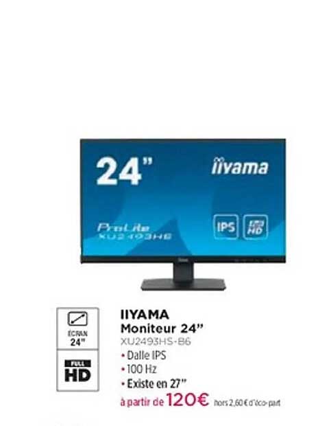 IIYAMA Moniteur 24"
