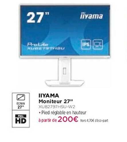 IIYAMA Moniteur 27”