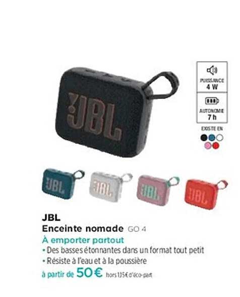 JBL Enceinte nomade GO 4