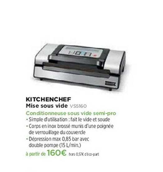 KITCHENCHEF Mise sous vide VSS160