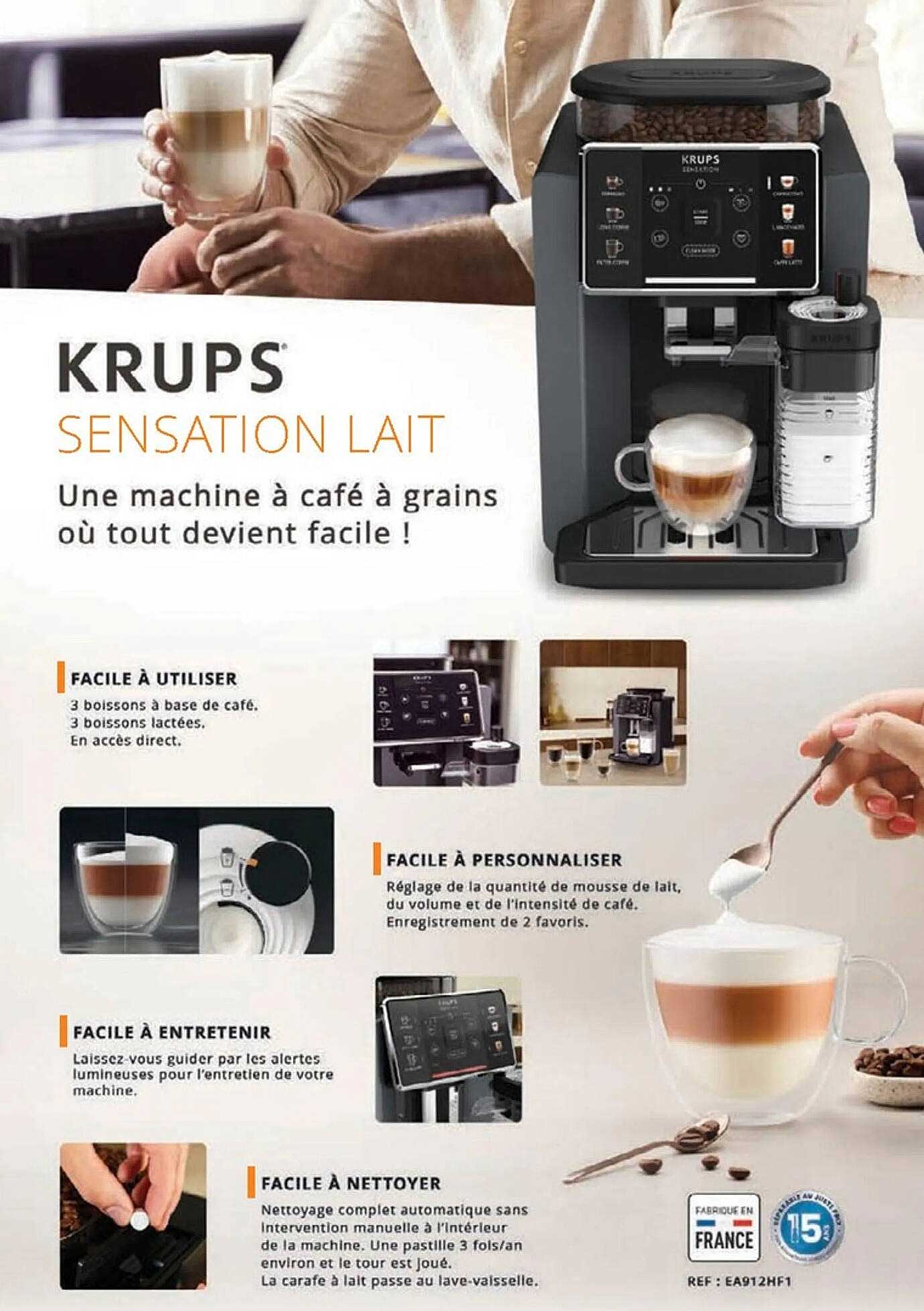 KRUPS SENSATION LAIT