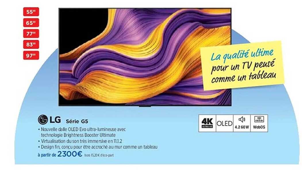 La qualité ultime pour un TV pensé comme un tableau