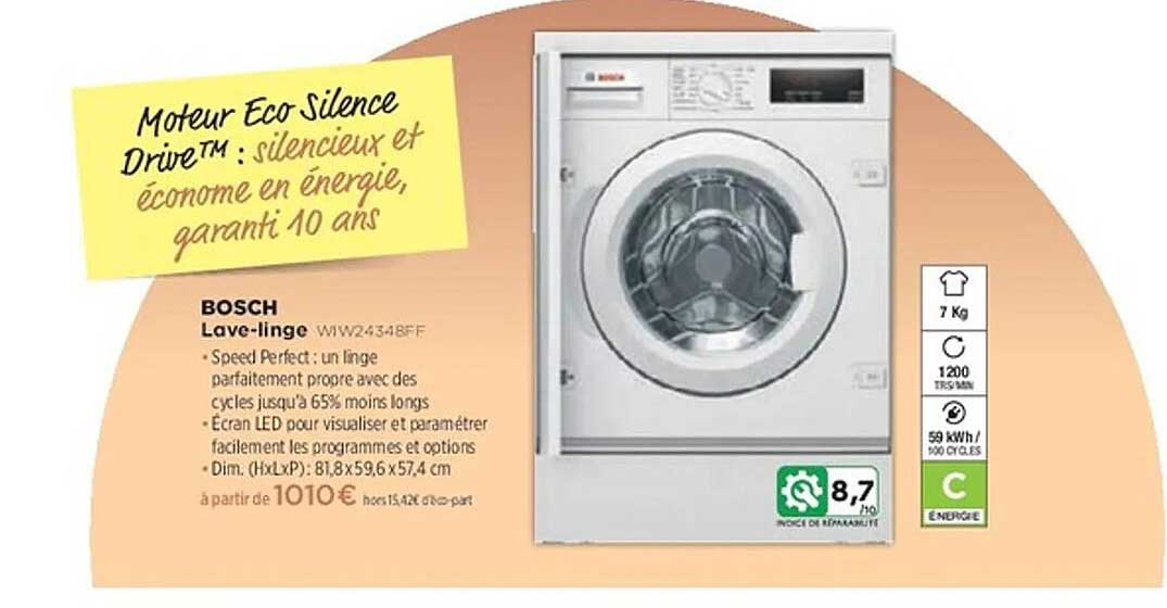 Lave-linge BOSCH WAW24348FF