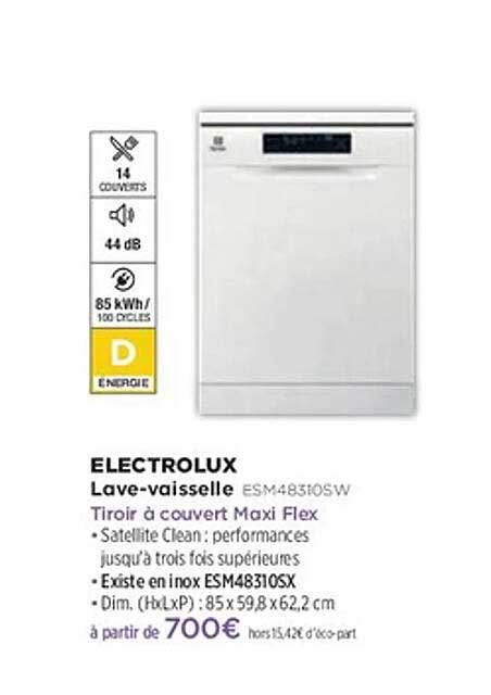 Lave-vaisselle Electrolux ESM48310SW