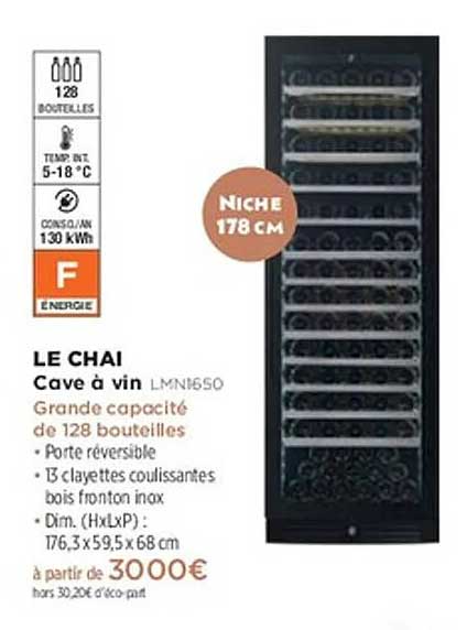 LE CHAI Cave à vin LMN1650