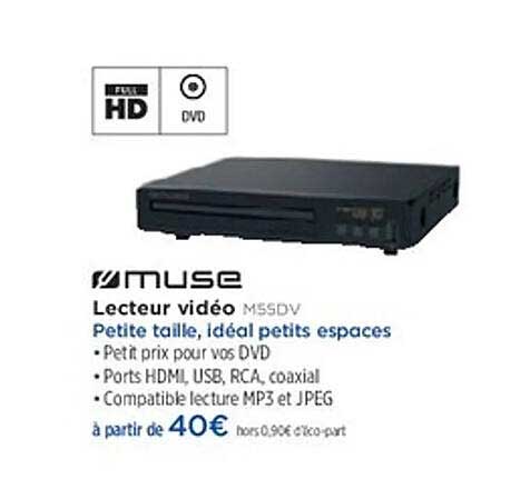 Lecteur vidéo MUSE MS5DV
