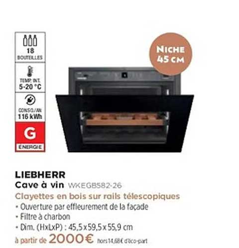 LIEBHERR Cave à vin WKEGB582-26
