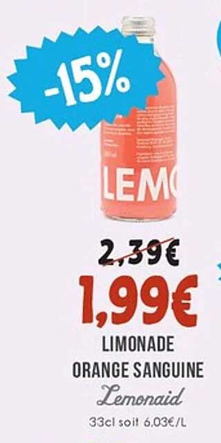 LIMONADE ORANGE SANGUINE