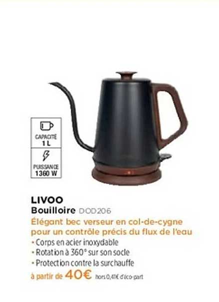 LIVOO Bouilloire DOD206