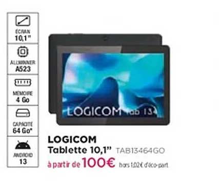 Logicom Tablette 10,1"