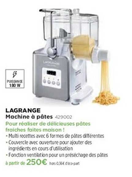 Machine à pâtes Lagrange