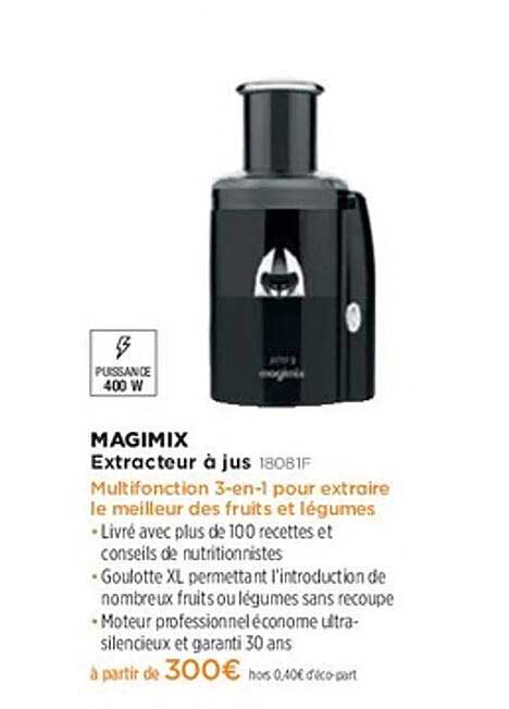MAGIMIX Extracteur à jus 180B1F