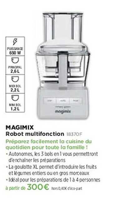 MAGIMIX Robot multifonction IB370F