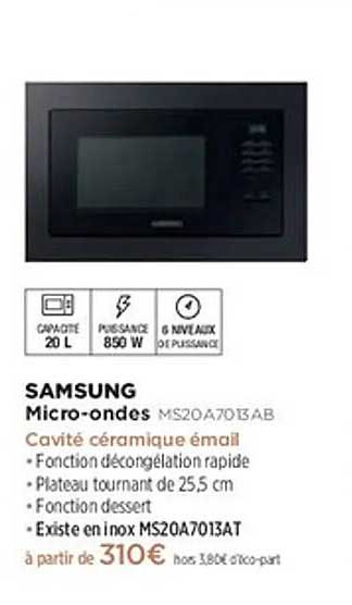 Micro-ondes SAMSUNG MS20A7013AB