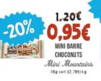 MINI BARRE CHOCONUTS