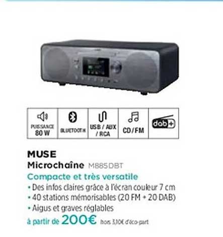 MUSE Microchaîne M885DBT