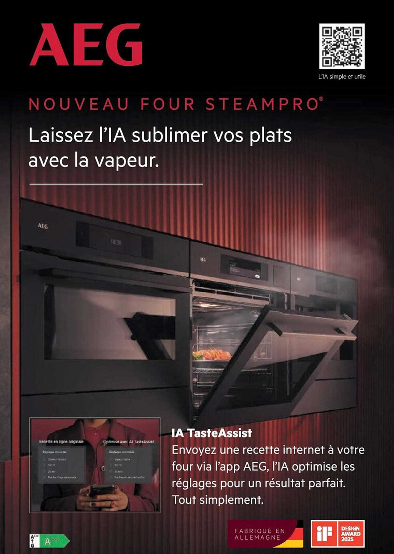NOUVEAU FOUR STEAMPRO®