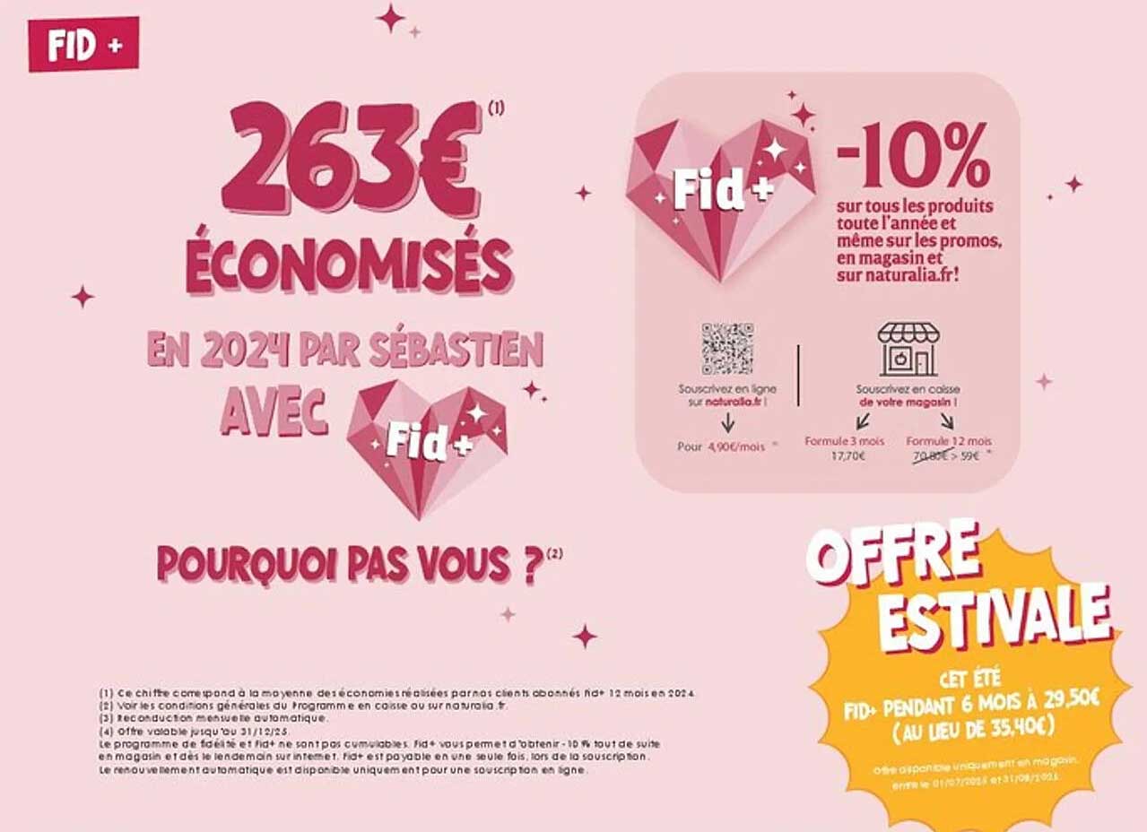 OFFRE ESTIVALE