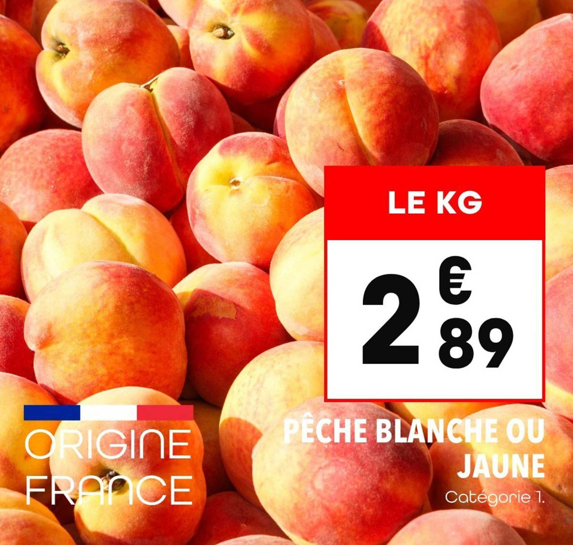 Pêche blanche ou jaune