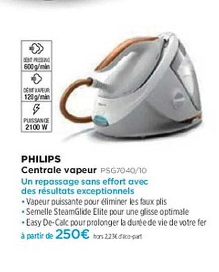 PHILIPS Centrale vapeur PSG7040/10