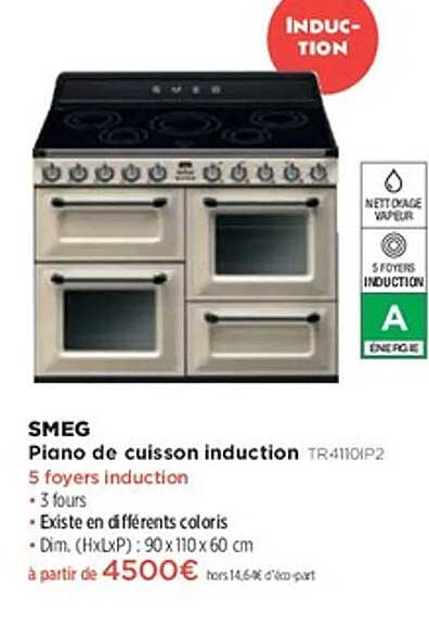 Piano de cuisson induction SMEG TR4110IP2