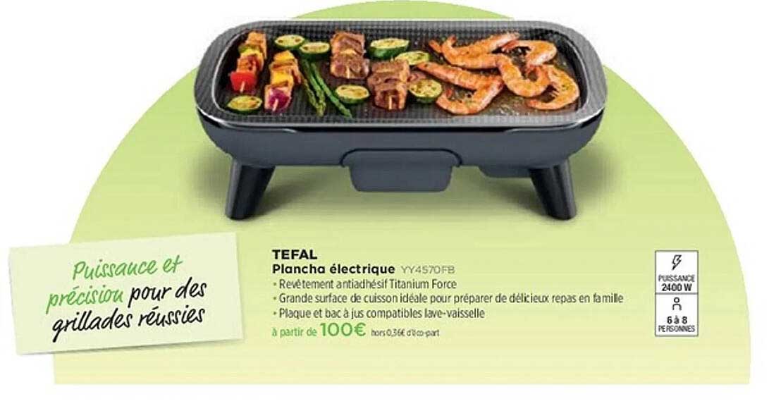 Placha électrique Tefal YY4570FB