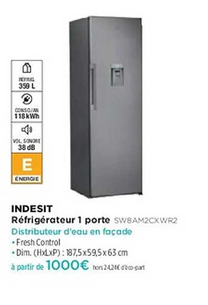 Réfrigérateur 1 porte SW8AM2CXWR2