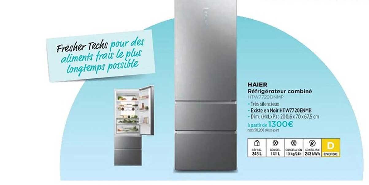 Réfrigérateur combiné HTW7720DNMP