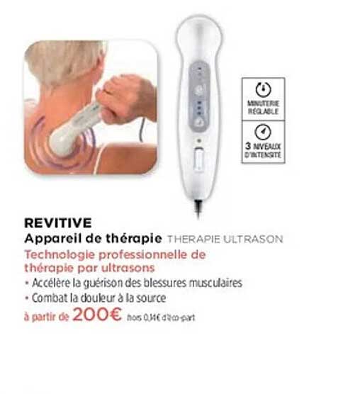 REVITIVE Appareil de thérapie THÉRAPIE ULTRASON