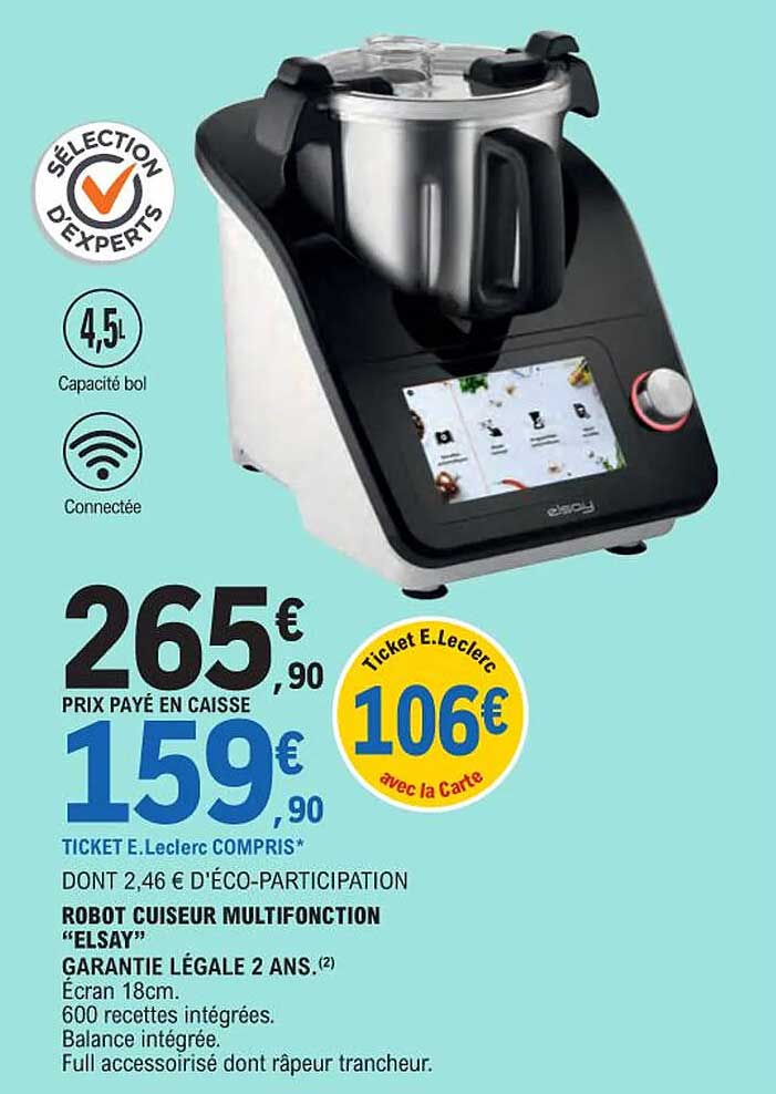 Robot Cuiseur Multifonction “Elsay”