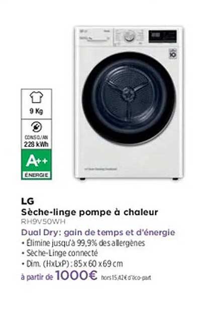 Sèche-linge pompe à chaleur