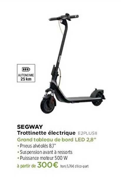 Segway Trottinette électrique E2PLUSII