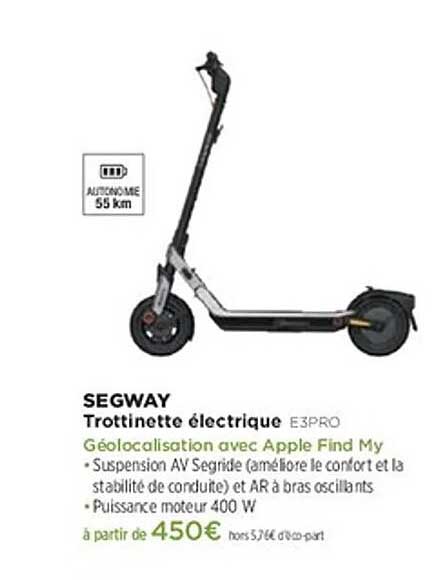 SEGWAY Trottinette électrique E3PRO