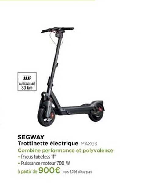 SEGWAY Trottinette électrique MAXG3