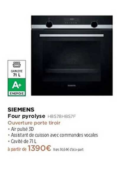 SIEMENS Four pyrolyse HBS78HBS7F