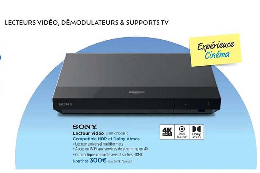 SONY Lecteur vidéo UBPX700BK